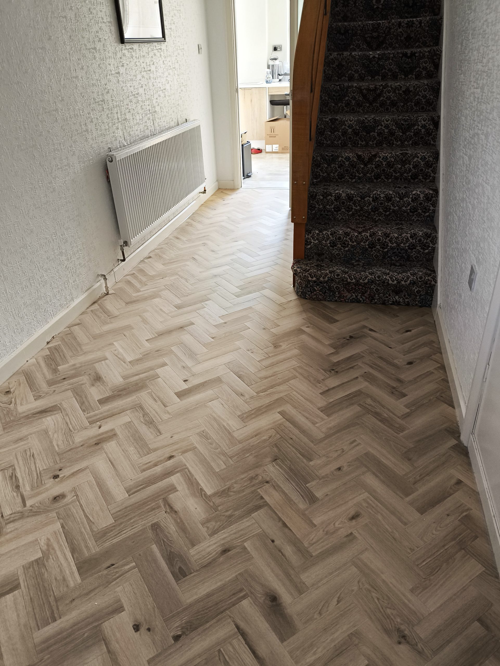 New Tarkett LVT Stand On Display In Our Showroom